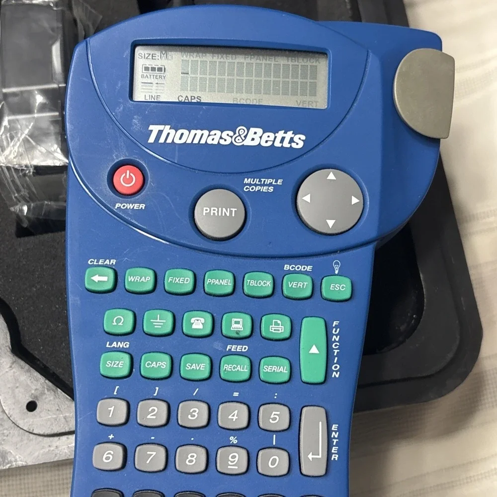 Thomas & Betts‎ EZL-100 Thermal Label Printer Silicone Bumper & Hard Case Works